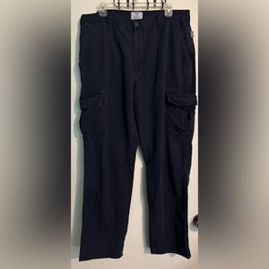 Tyndale FR Mens 38x33 Navy Flame Resistant Cargo Work Pants Made in USA Welding